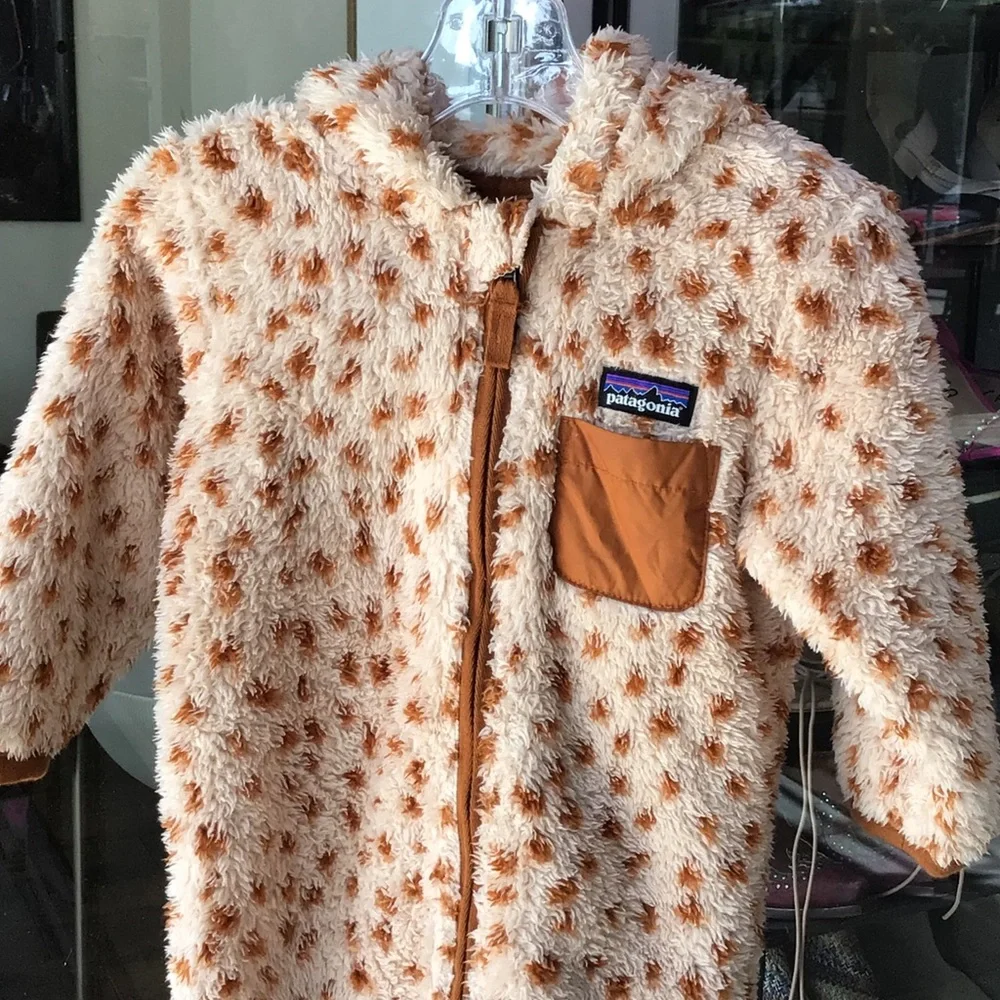 Patagonia Sherpa Zip-Front Kids Sleep Gown 6-12M